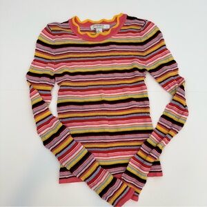 Forever 21 Red and Pink Knit Shirt